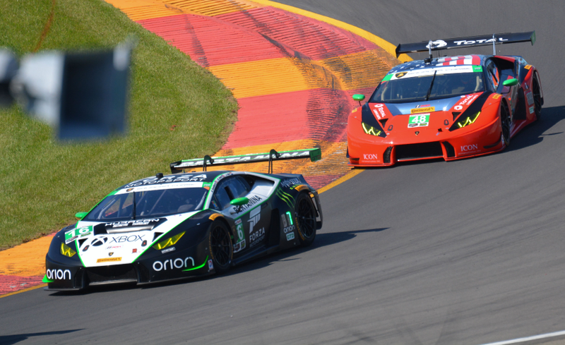 Change Racing Lamborghini Huracan GT3 ahead of the Paul MIller Racing Lamborghini Huracan GT3